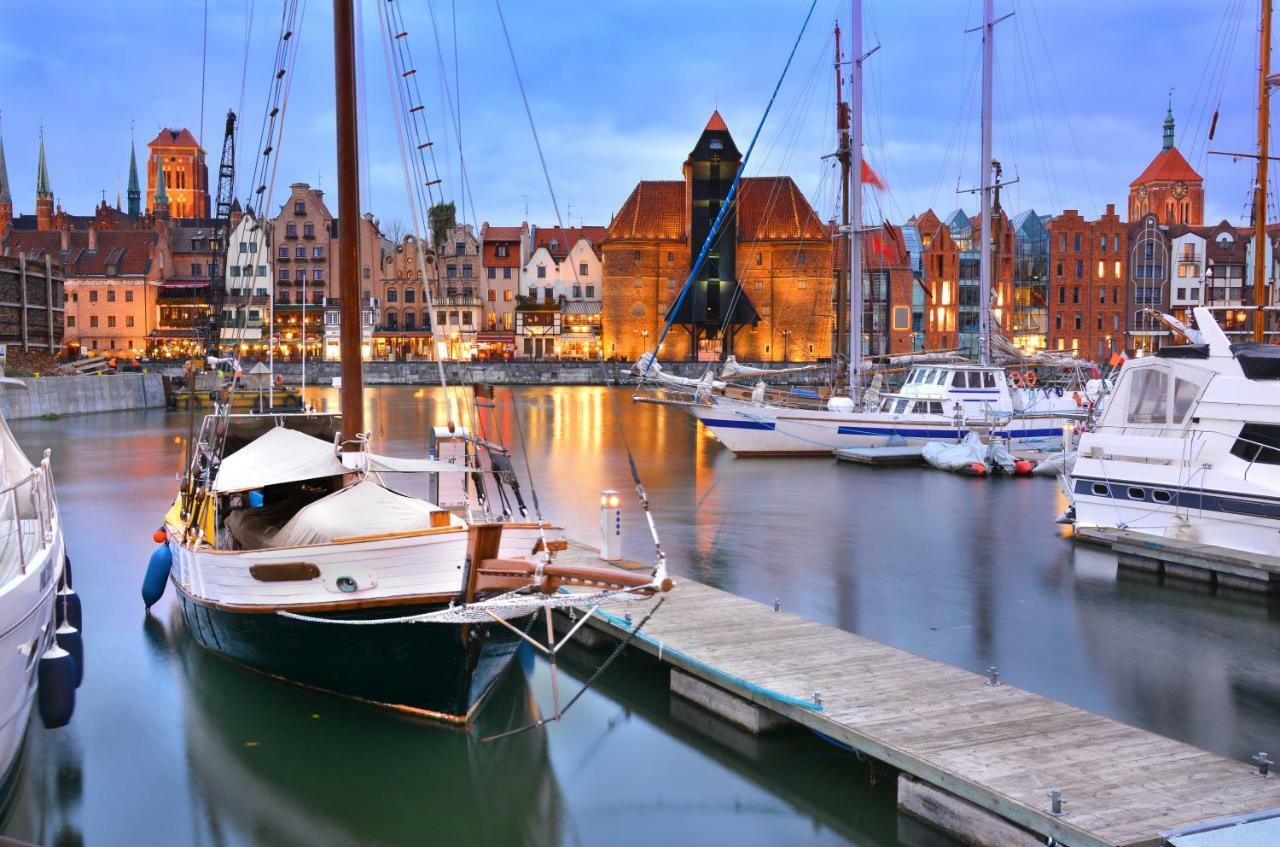 Golden Bay By Nadmorski Dwor Apartments Gdansk Bagian luar foto